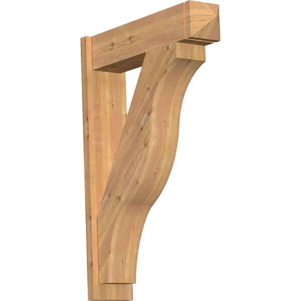 Ekena Millwork Funston Arts & Crafts Smooth Outlooker, Western Red Cedar, 7 1/2"W x 30"D x 42"H OUT08X30X42FST03SWR - main